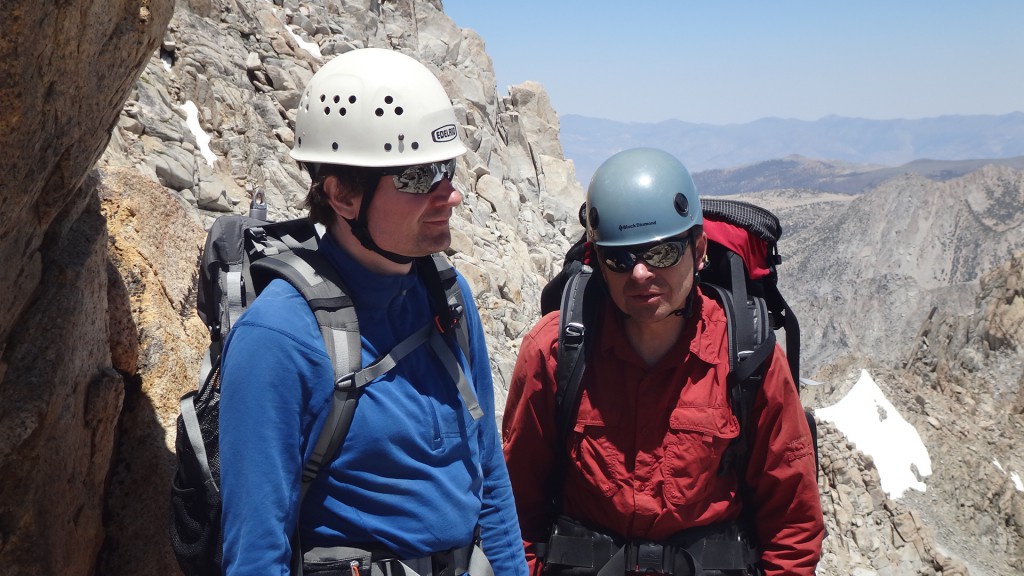 Дима и Букреев во время подъёма на гору Хекель. Фото: И.С.